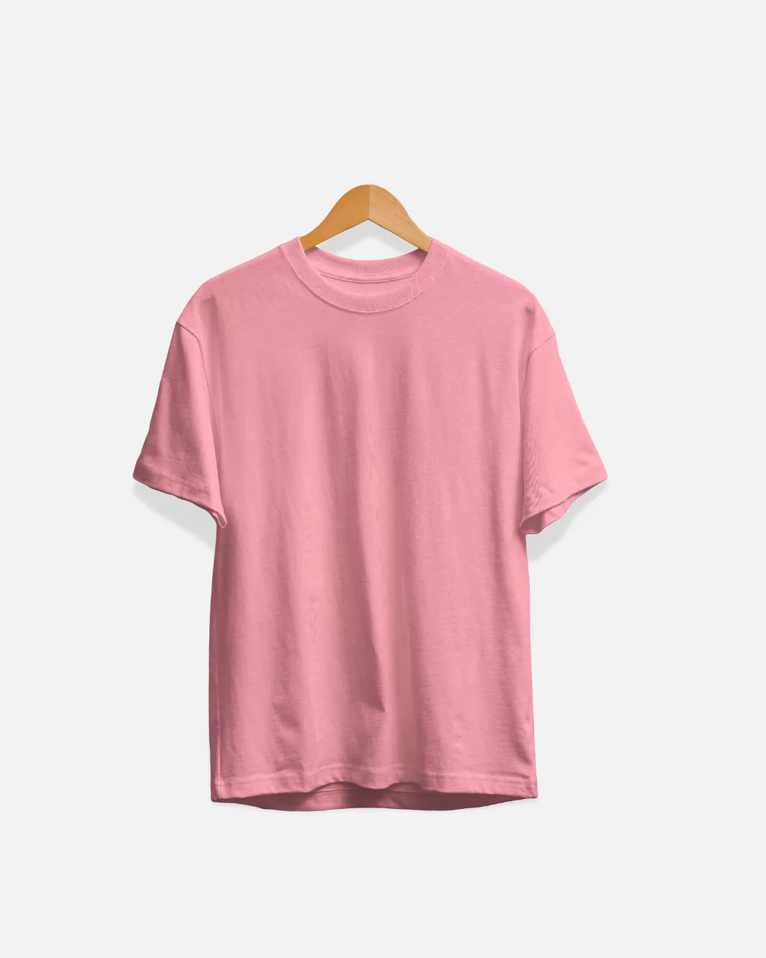 Salmon Pink Plain T-Shirt