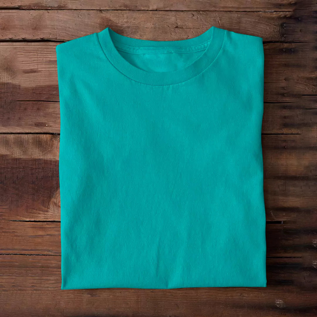 Teal Plain T-Shirt