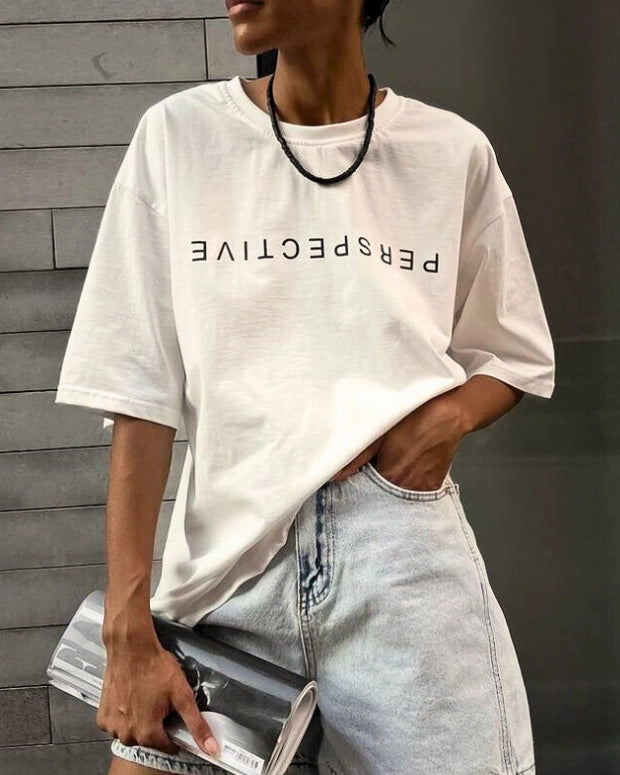 Perspective Oversized T-Shirt