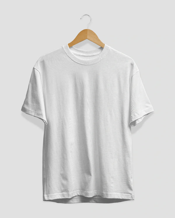 White Plain T-Shirt - Shop Printed T shirt for Women Online In India | LoveDky