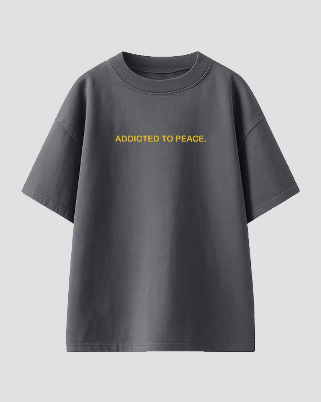 Addicted to Peace Oversized T-Shirt for Women Online In India | Dky
