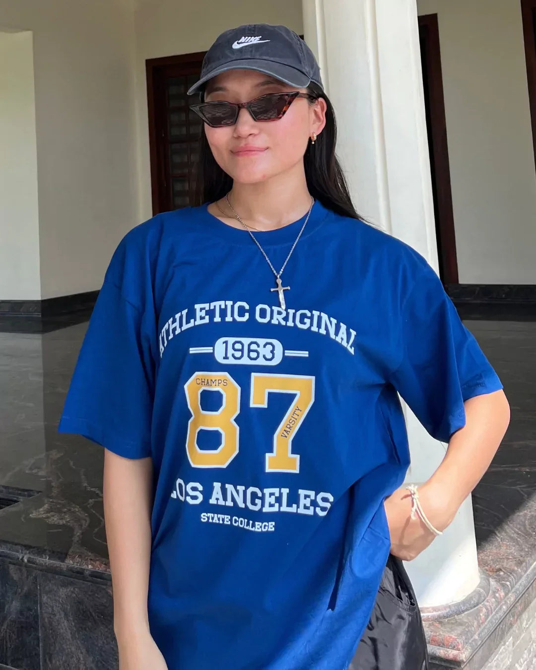 Arlo 87 Blue Oversized T-Shirt