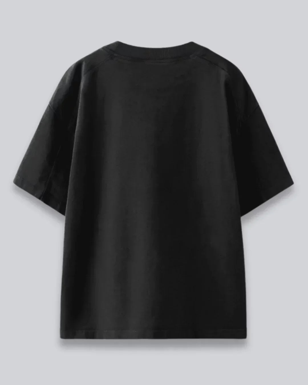 Arlo Lucky Girl Syndrome Oversized T-Shirt - black 100% cotton, plain front tee