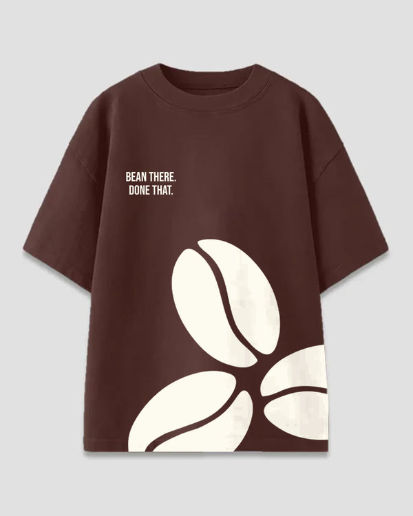 Brown Beany Oversized T-Shirt