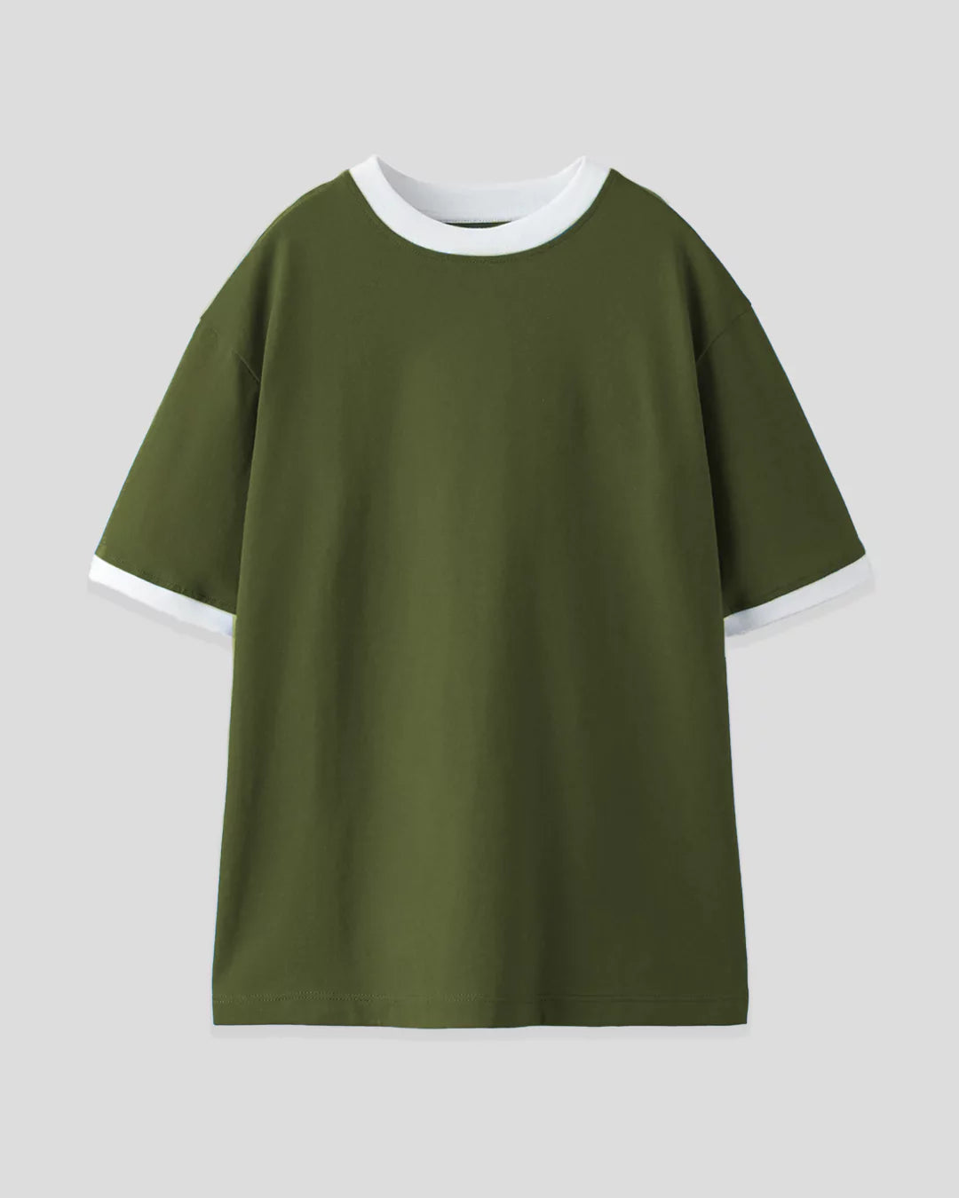 Tap Out T-Shirt - Olive & White