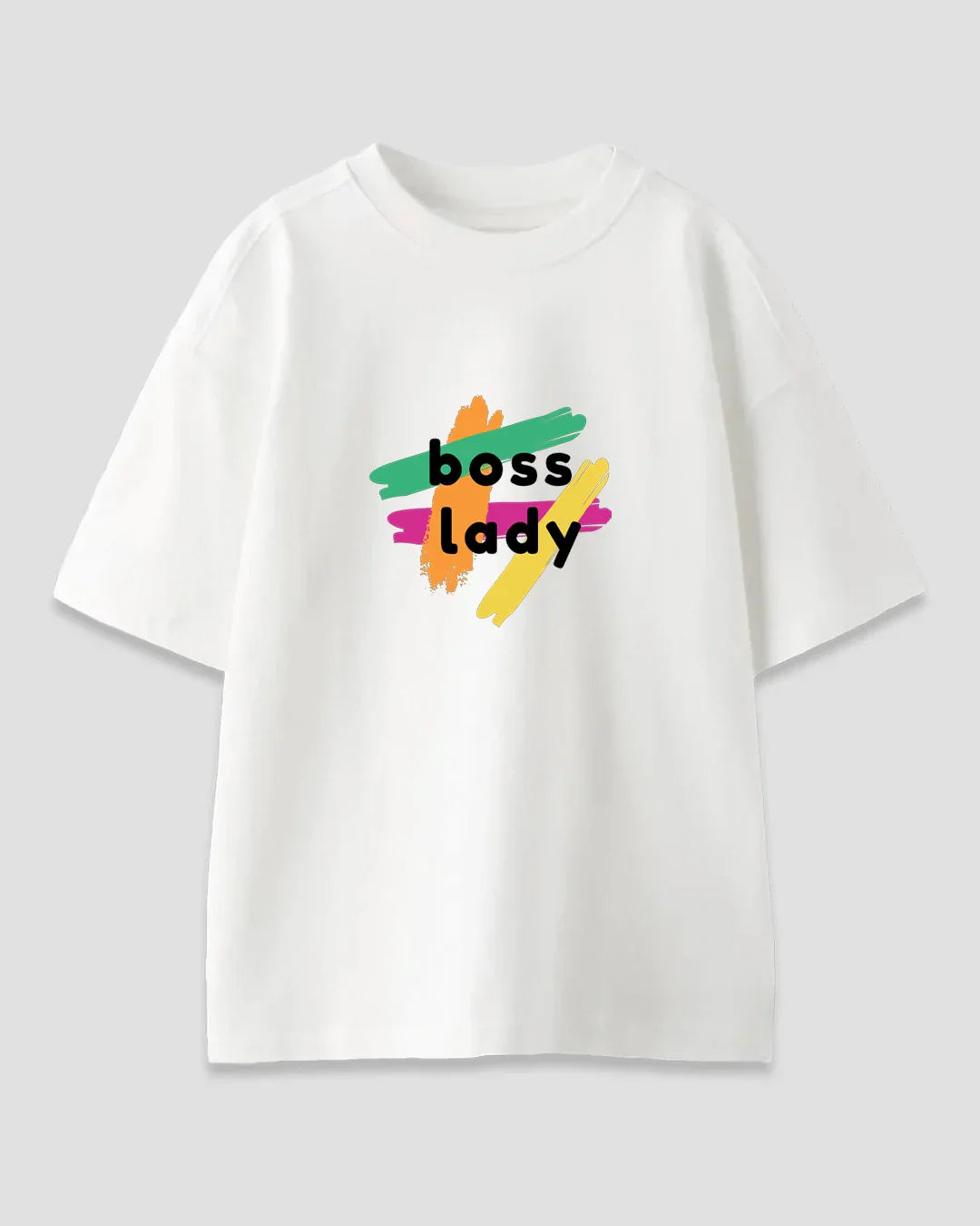 Boss Lady Oversized T-Shirt for Women Online In India | Dky