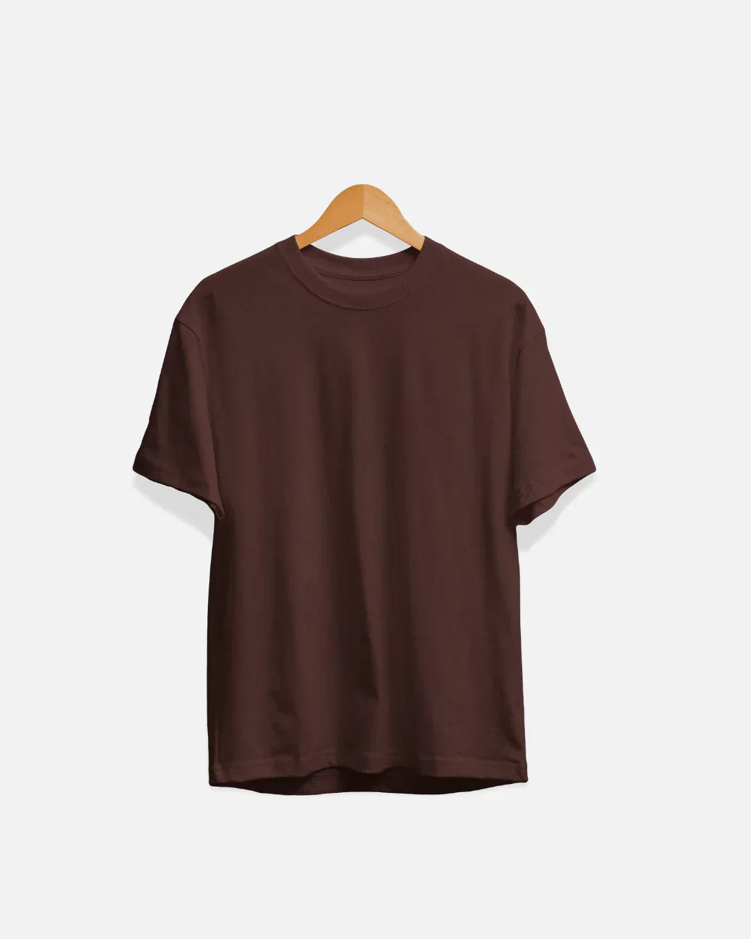 Brown Plain T-Shirt - Shop Printed T shirt for Women Online In India | LoveDky