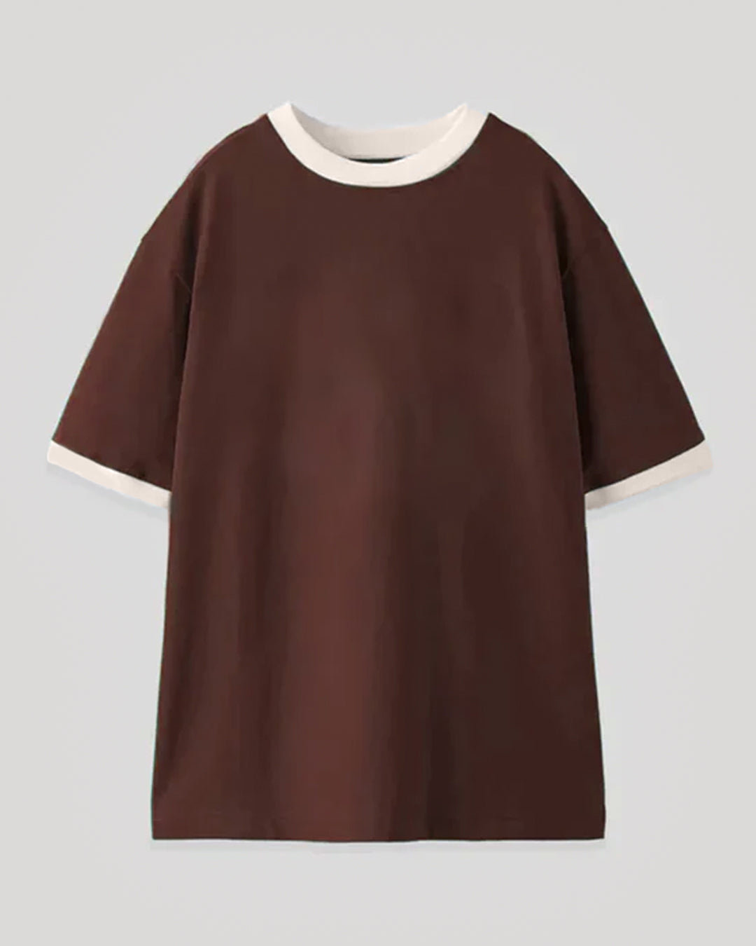 Tap Out T-Shirt - Brown & Pearl