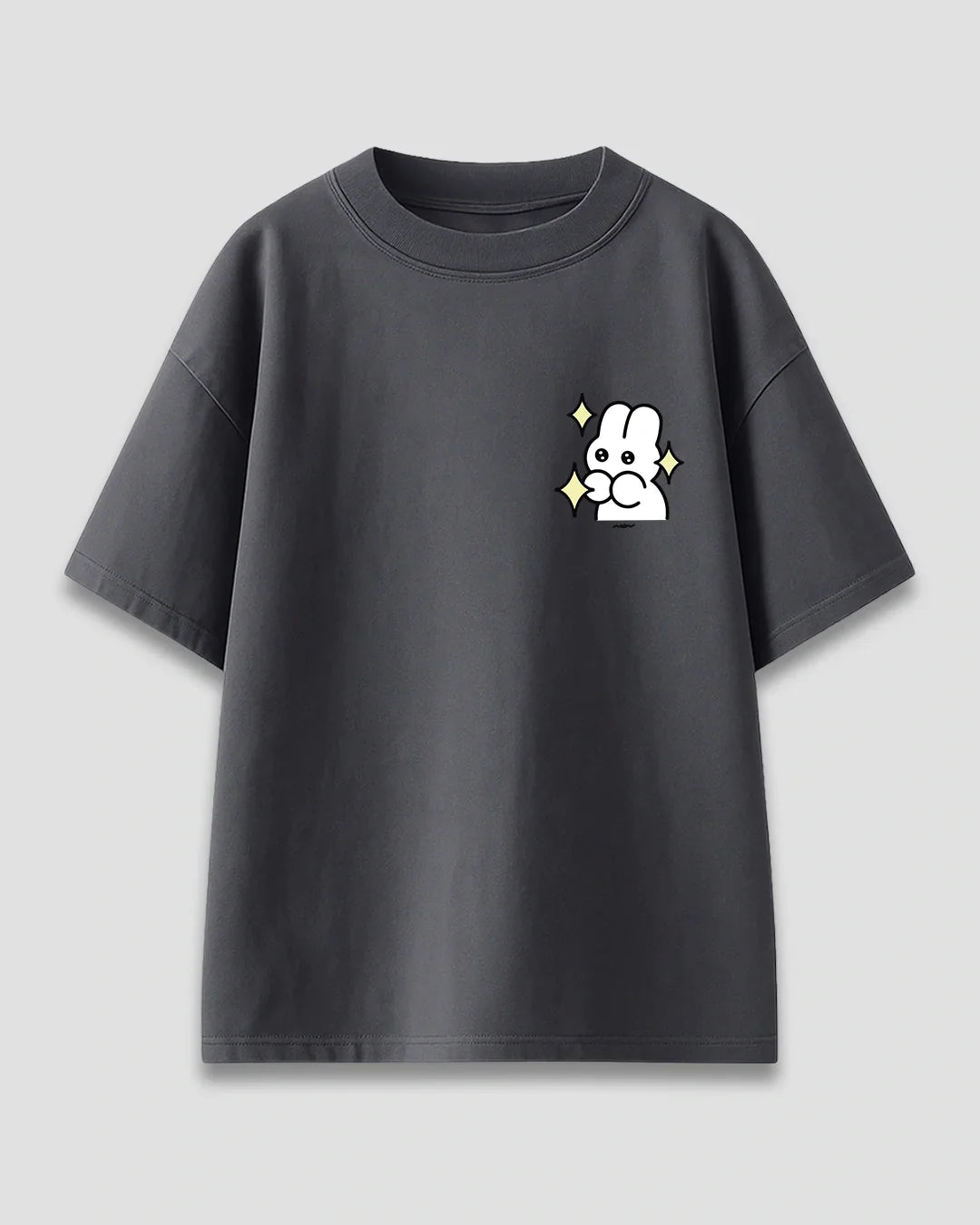 Bunny Stars Oversized T-Shirt for Women Online In India | Dky