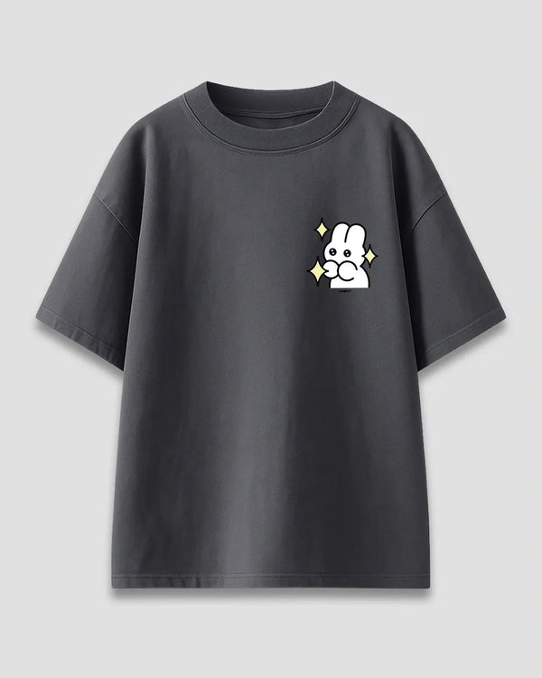 Bunny Stars Oversized T-Shirt for Women Online In India | Dky
