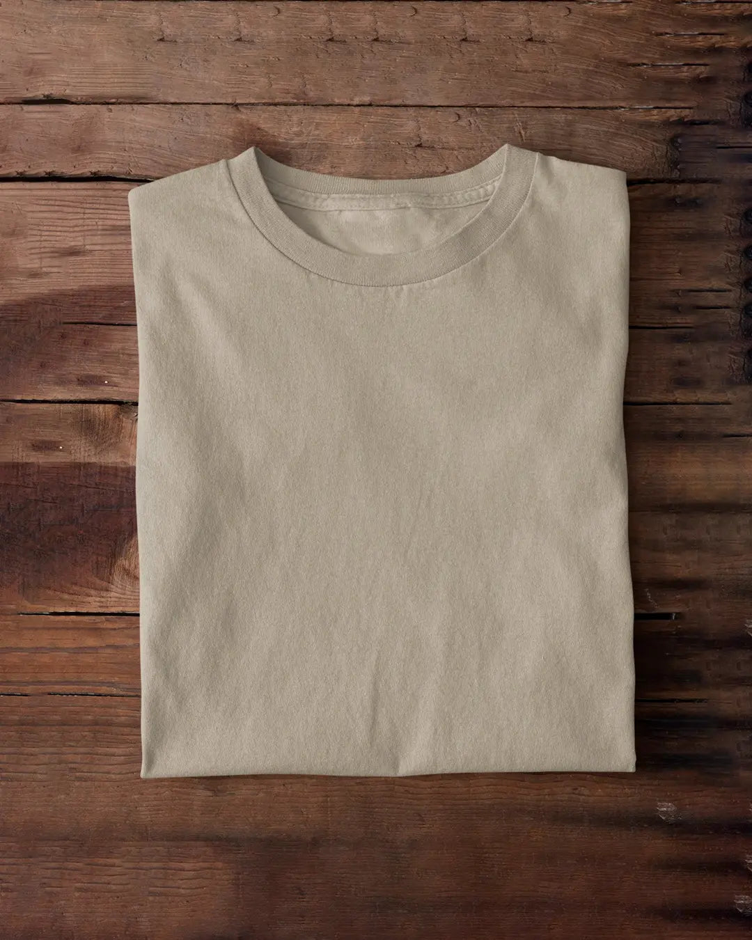 Camel Plain T-Shirt