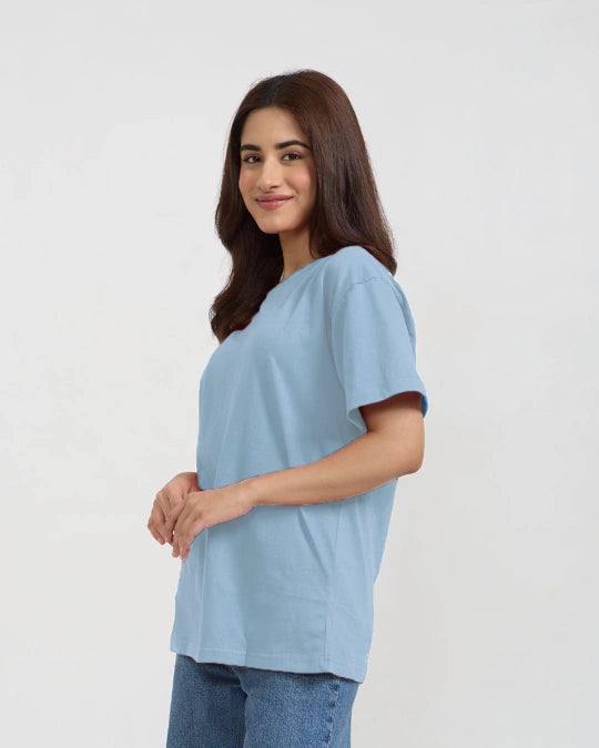 RB Cloudy Plain Oversized T-Shirt