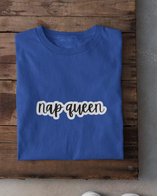 Royal Blue Nap Queen T-Shirt