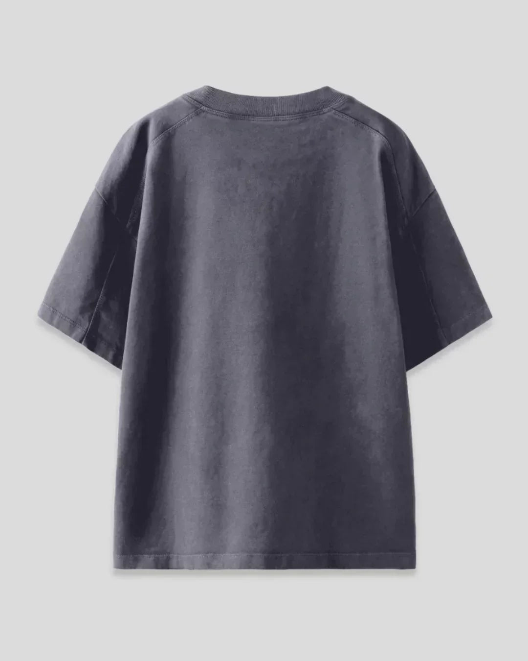 Dark Grey Plain Oversized T-Shirt - Shop Printed T shirt for Women Online In India | LoveDky