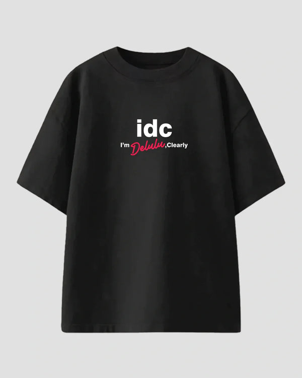 Delulu Oversized T-Shirt for Women Online In India | Dky