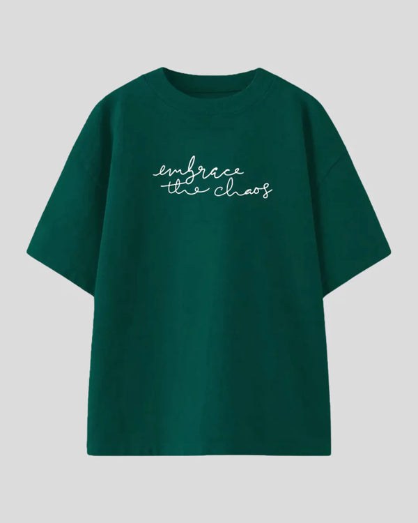 Barely Embrace The Choas Women's Oversized T Shirt | Dky