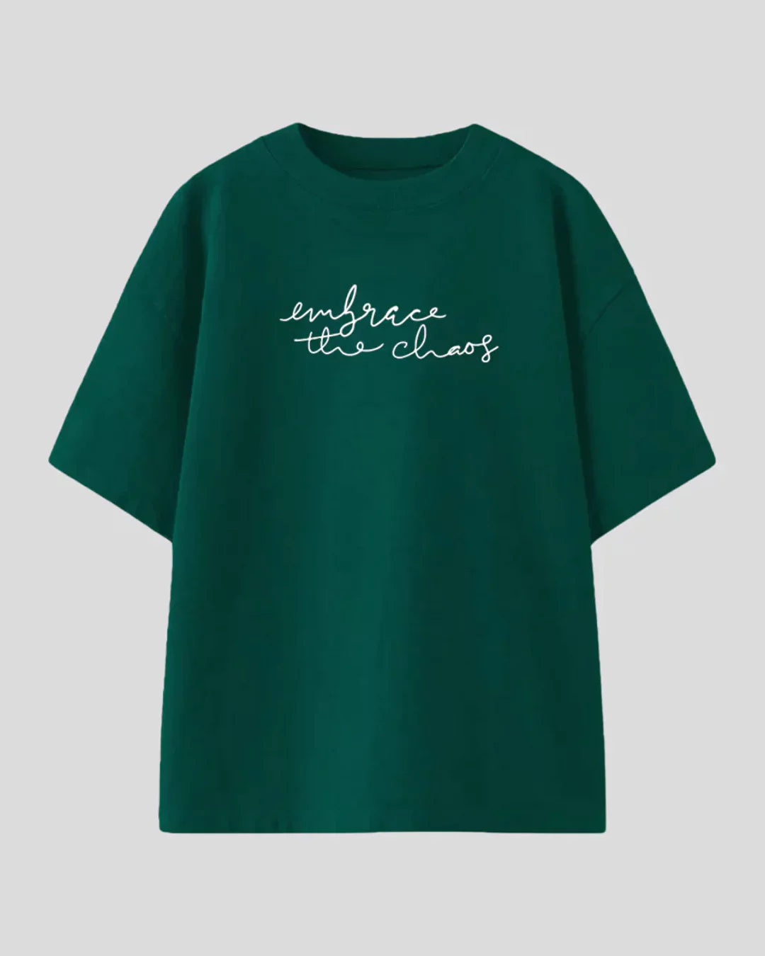 Barely Embrace The Choas Women's Oversized T Shirt | Dky