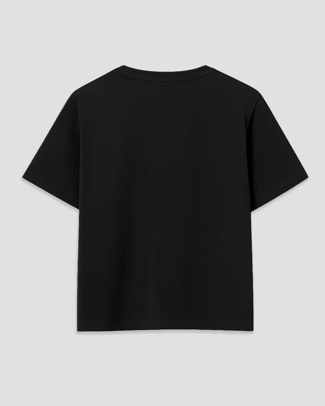 Enjoy The Little Things Black Boxy T-Shirt