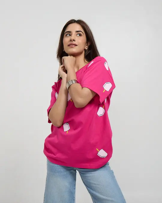 Ice Cream Oversized T-Shirt