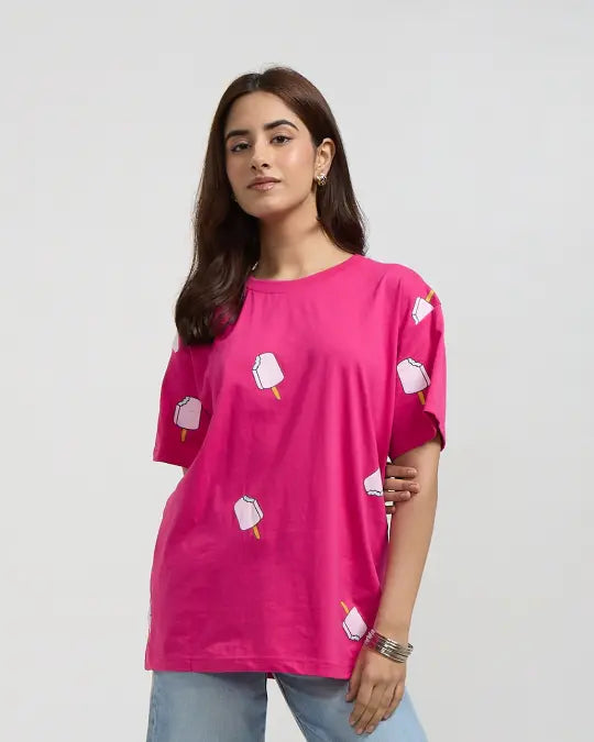 Ice Cream Oversized T-Shirt