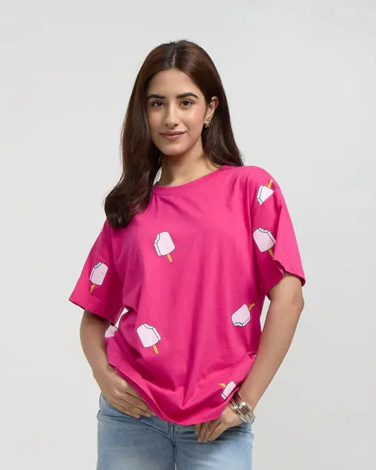 Ice Cream Oversized T-Shirt
