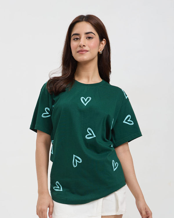Jade Lover Oversized T-Shirt for Women Online In India | Dky