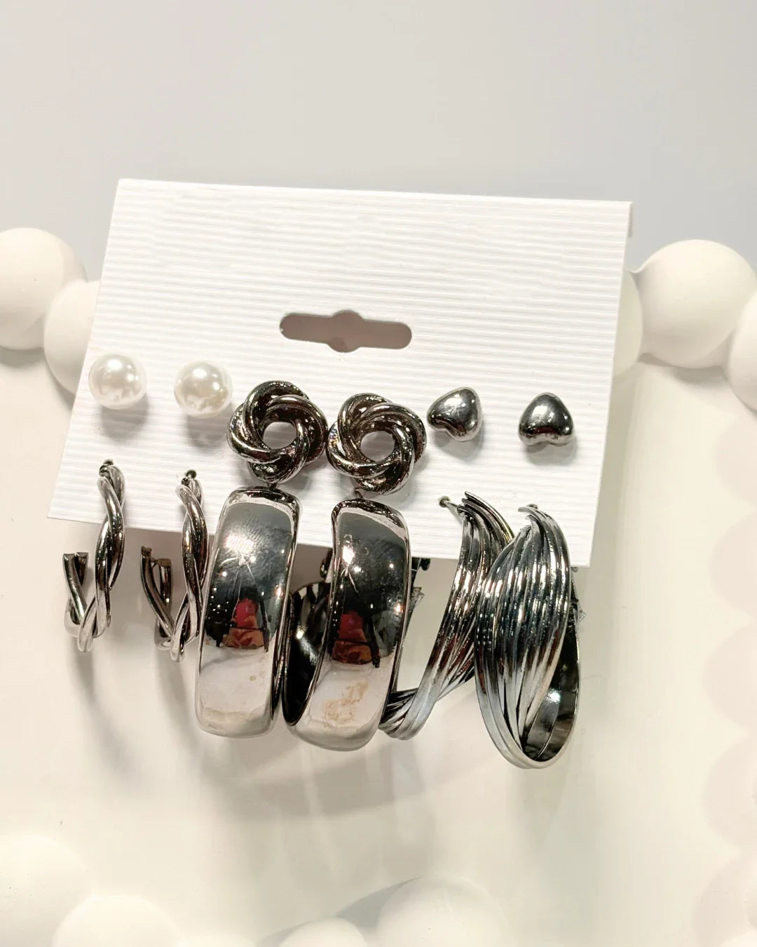 Silver Essential Stack Earrings
