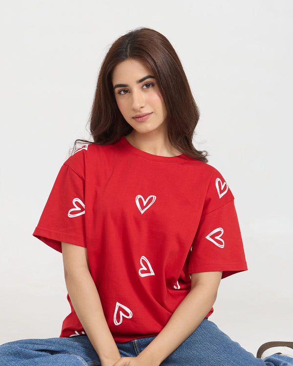 Juliet Oversized Tshirt for Women | Trendy Graphic Tees India | Dky