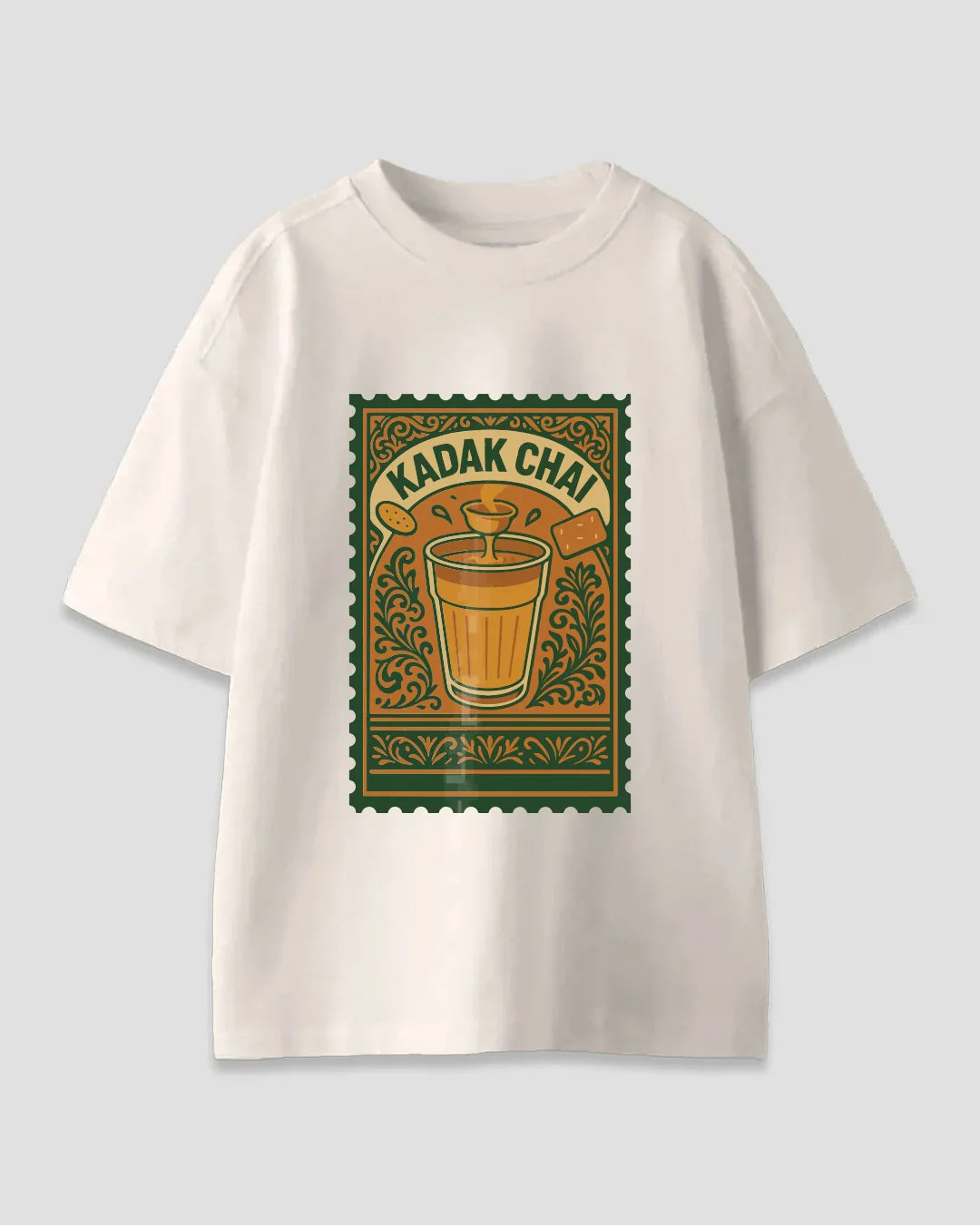Kadak Chai Oversized T-Shirt for Women Online In India | Dky