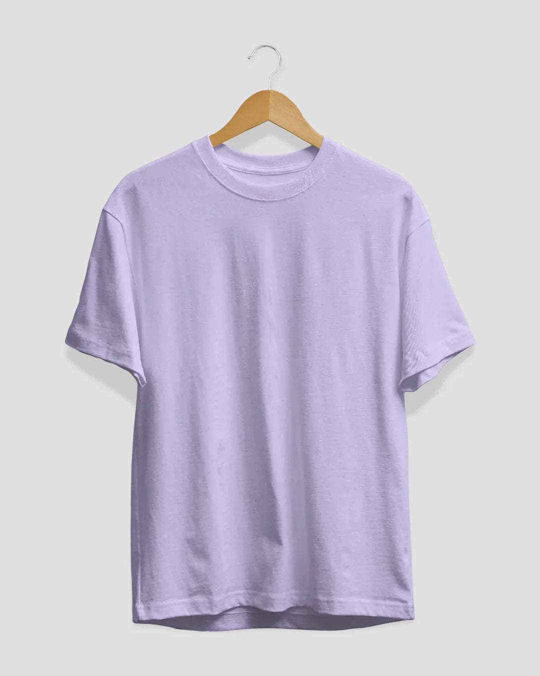 Lavender Plain T-Shirt - Shop Printed T shirt for Women Online In India | LoveDky