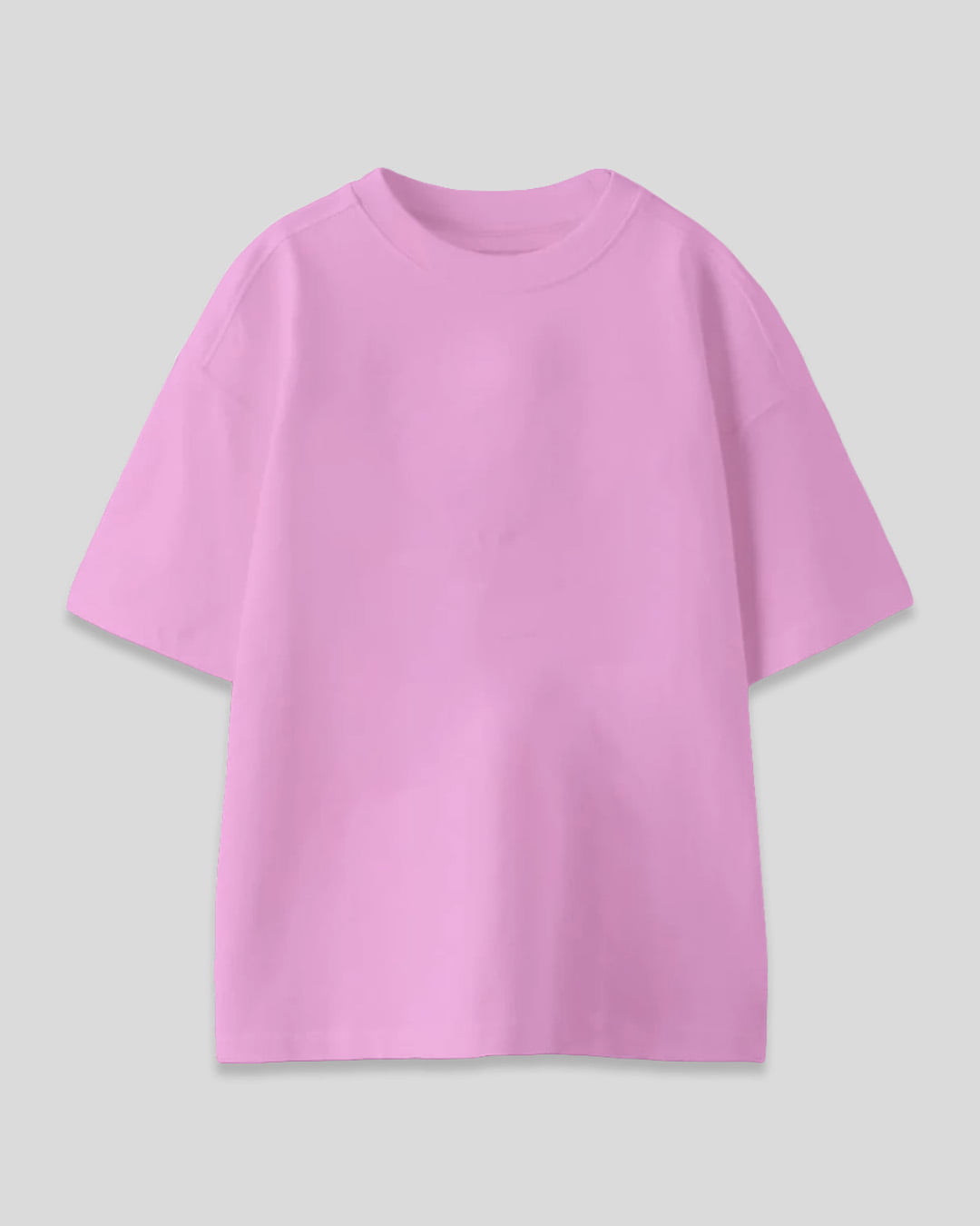 Lilac Plain Oversized T-Shirt