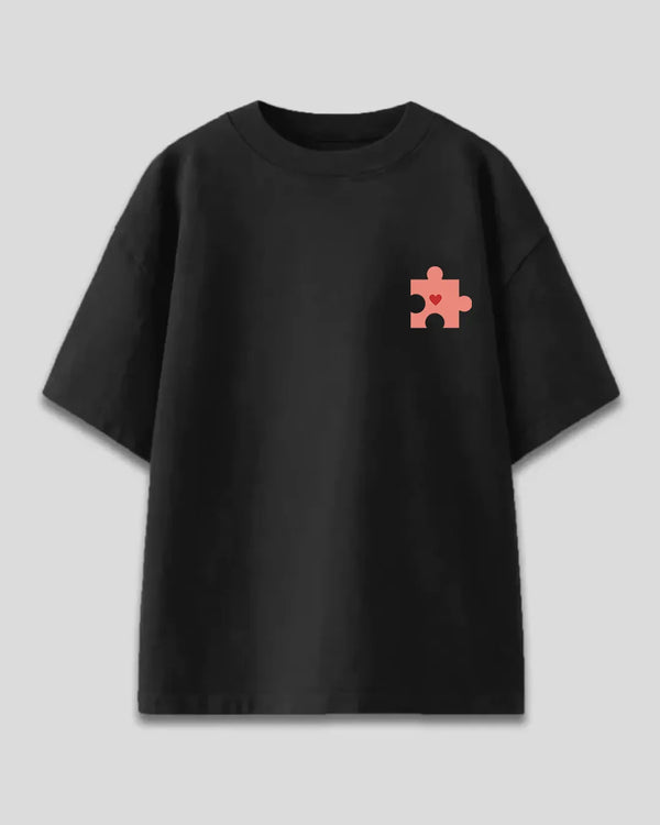 Love Puzzle Oversized T-Shirt