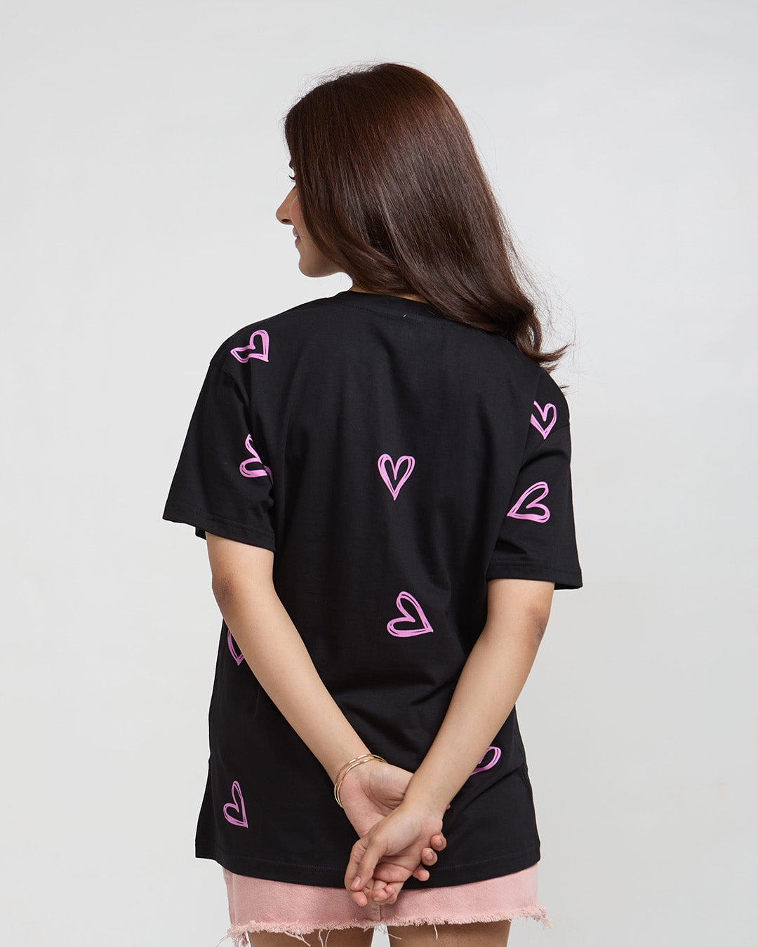 Lover Oversized T-Shirt - Shop Printed T shirt for Women Online In India | LoveDky
