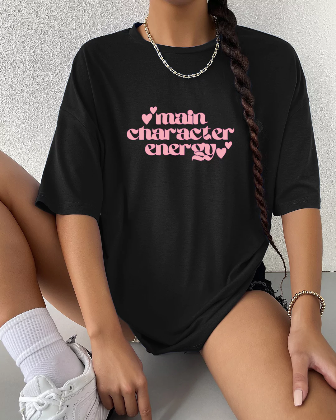 Main Character Energy Oversized T-Shirt