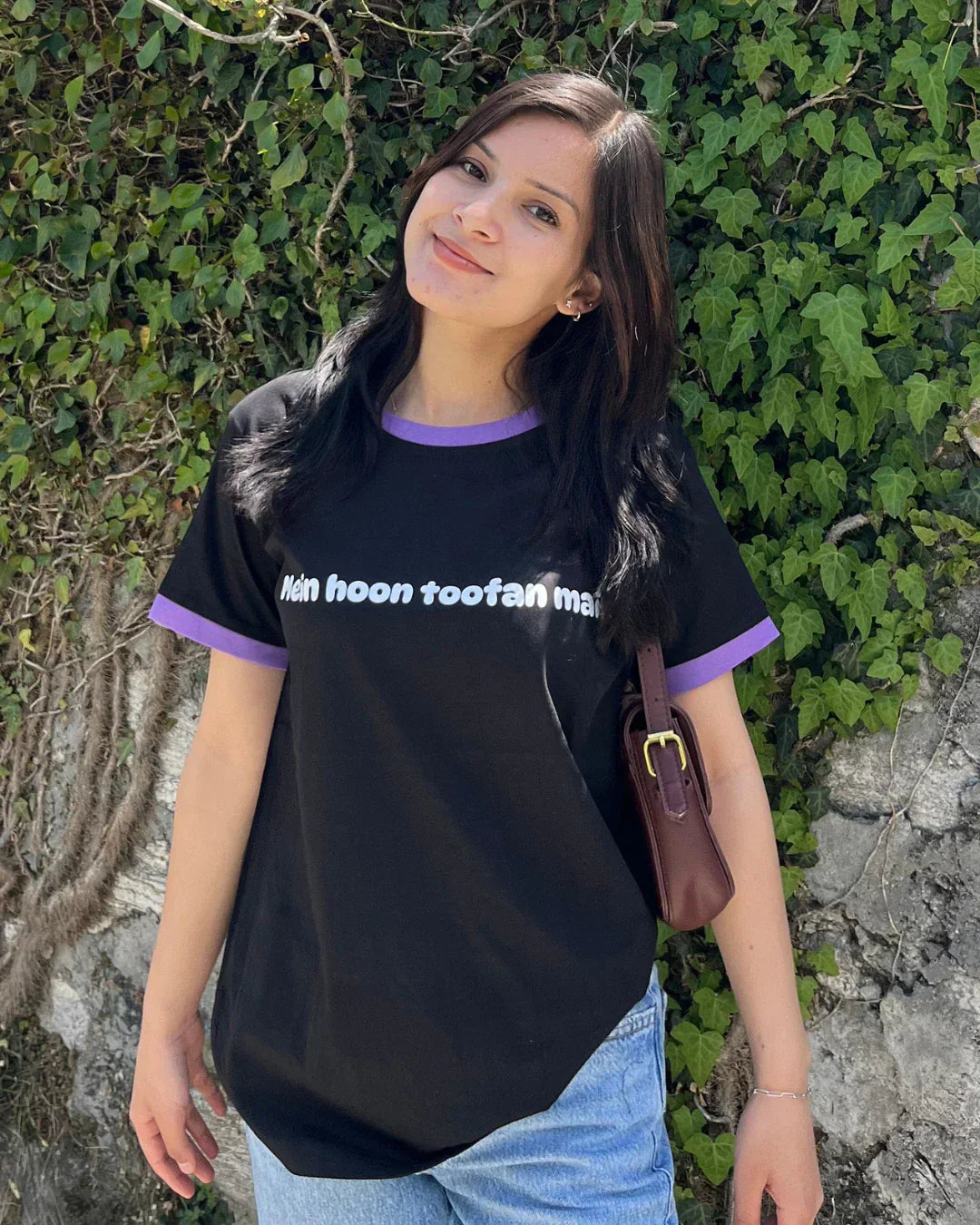 Shop Mein Hoon Toofan Mail Tap Out T-Shirt - Black & Nova | Dky