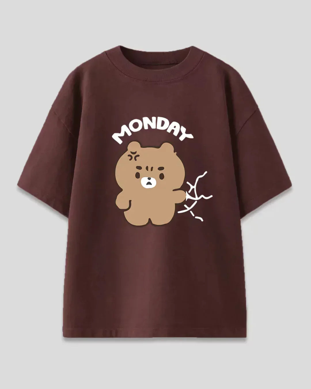 Brown Monday Women's Oversized T Shirt | Dky