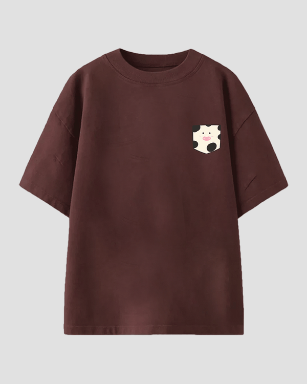 Moo Mood Oversized T-Shirt for Women Online In India | Dky
