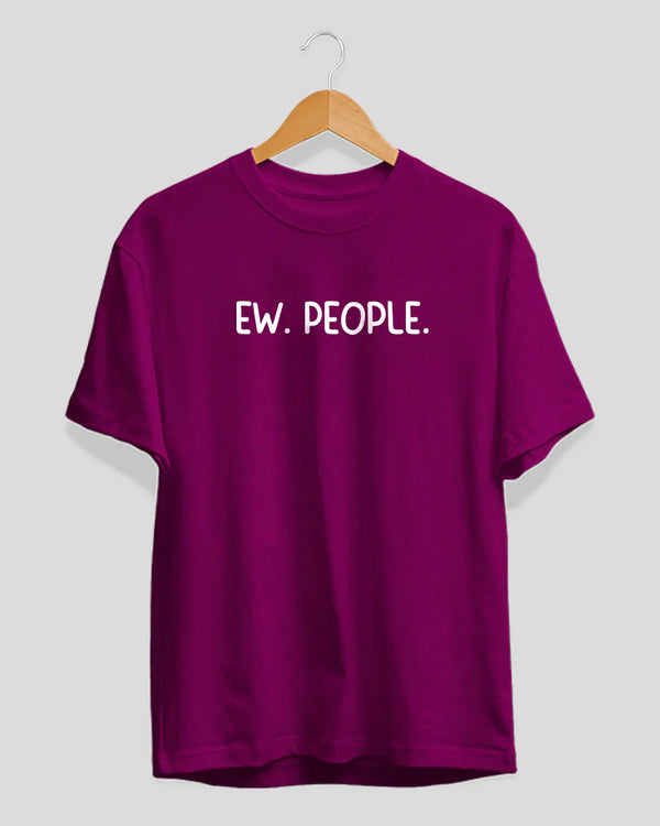 Mulberry Ew People T-Shirt for Women Online In India | Dky