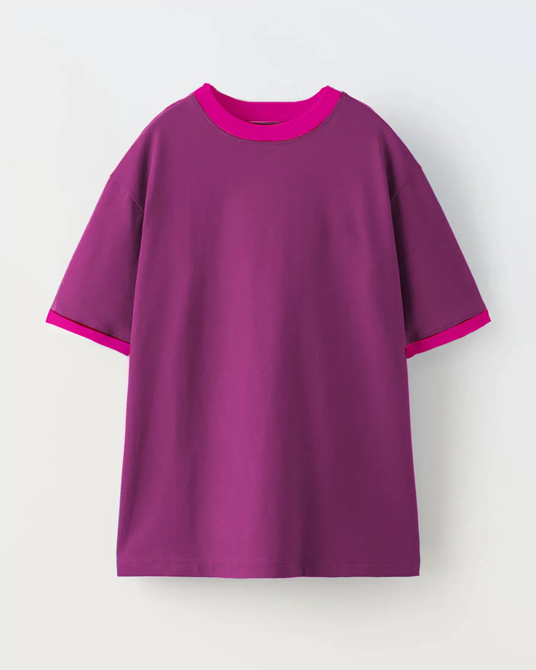 Tap Out T-Shirt - Mulberry & Hot Pink