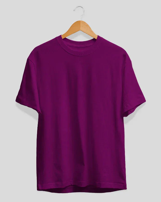 Mulberry Plain T-Shirt - Shop Printed T shirt for Women Online In India | LoveDky
