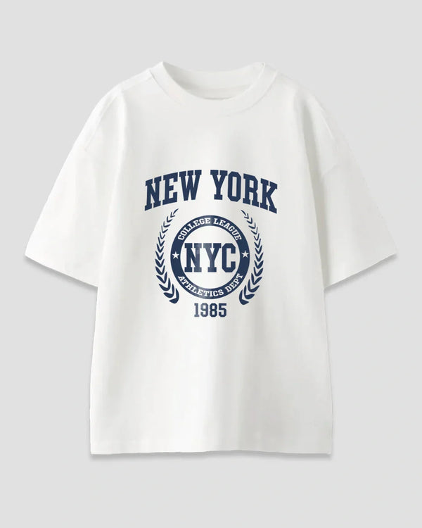 New York Oversized T-Shirt for Women Online In India | Dky