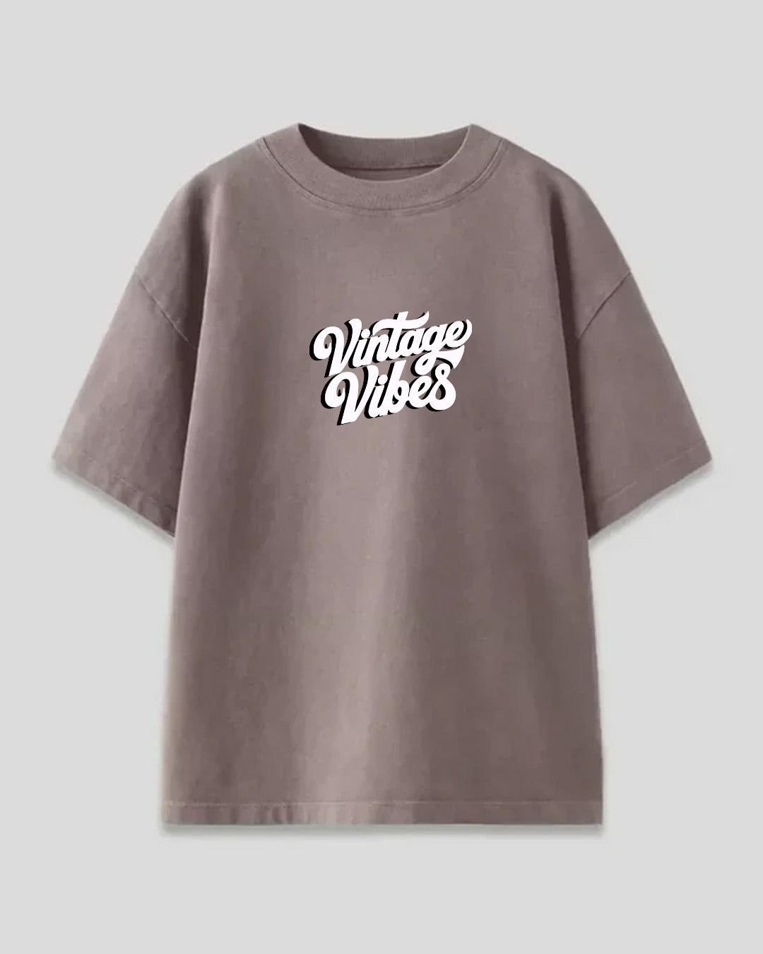 Vintage Vibes Oversized T-Shirt - Chest print