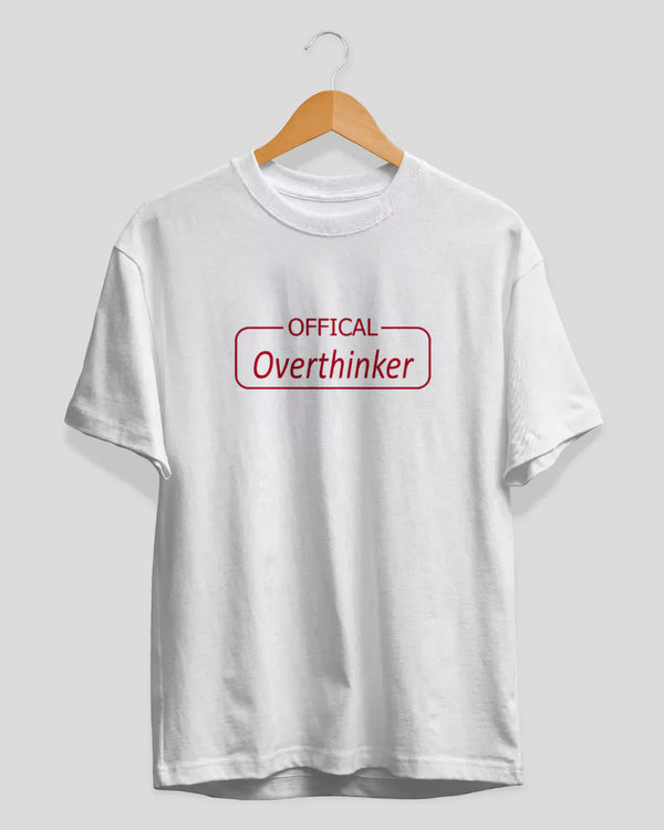 Official Overthinker T-Shirt for Women Online In India | Dky