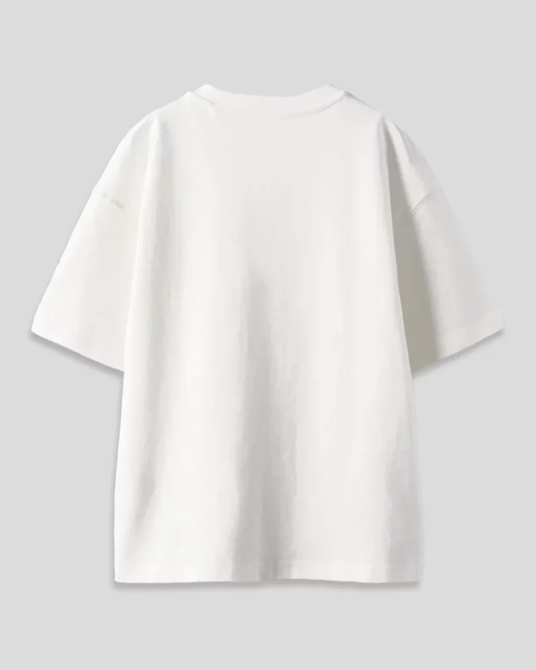 One More Episode Oversized T-Shirt by DKY - white, oversized tee with plain design, shown in flat lay