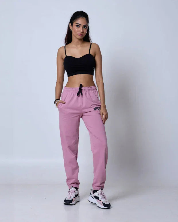 Pink Joggers - Shop Printed T shirt for Women Online In India | LoveDky