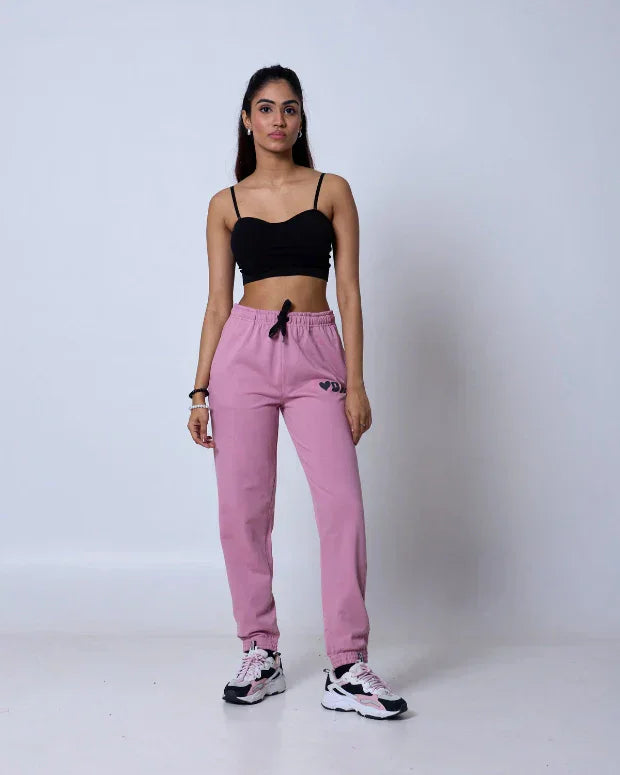 Pink Joggers - Shop Printed T shirt for Women Online In India | LoveDky