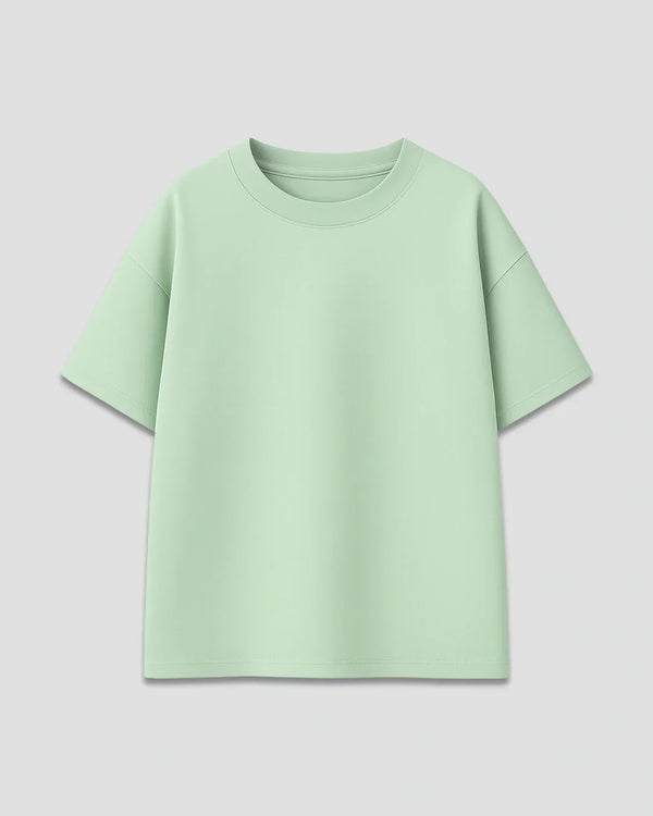 RB Pista Plain Oversized T-Shirt for Women Online In India | Dky