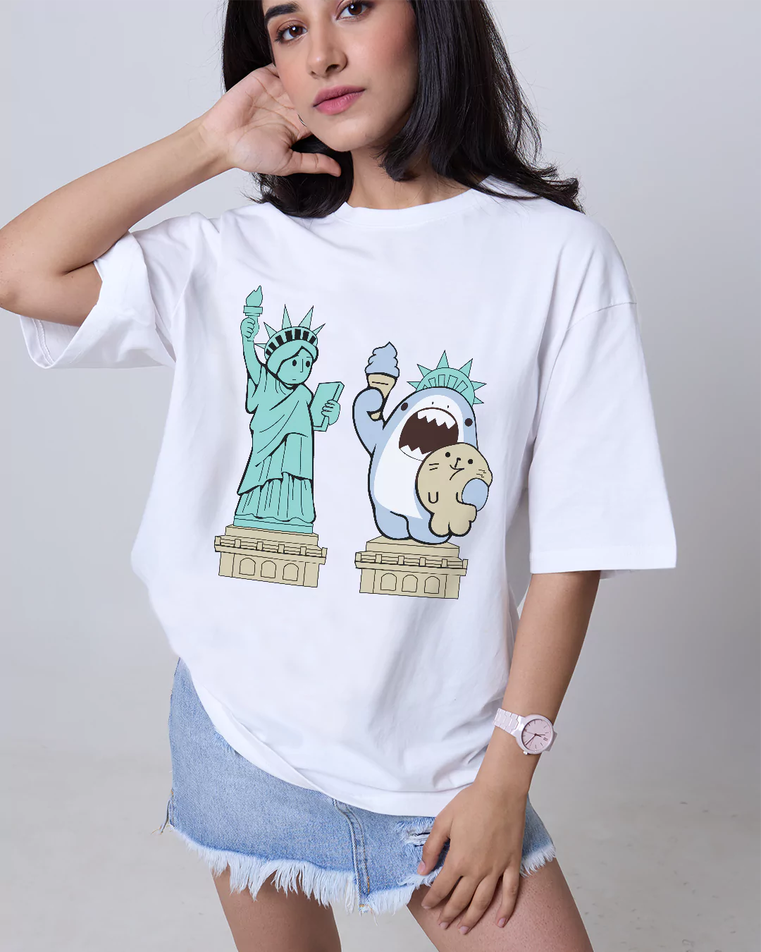 Political Party Oversized T-Shirt