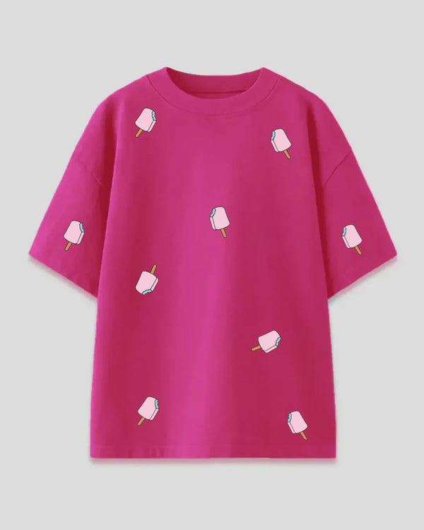 Ice Cream Oversized T-Shirt