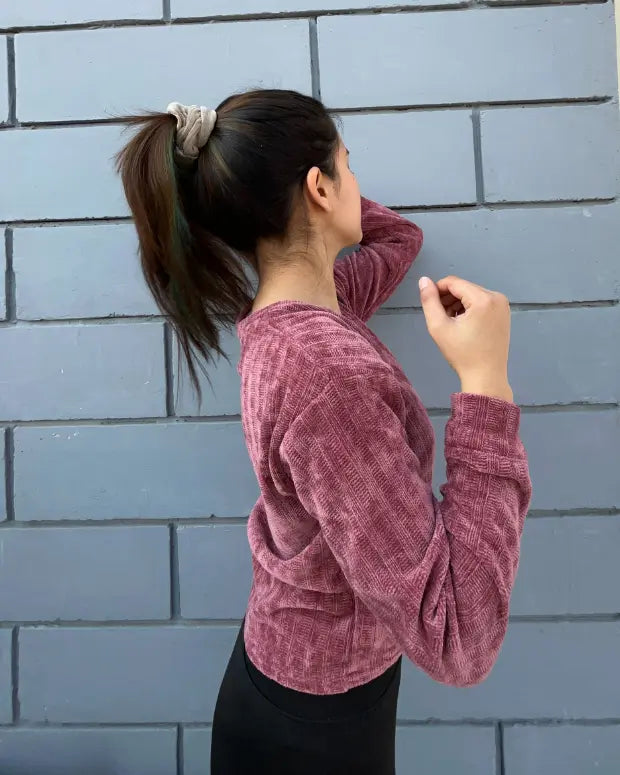 Rachel Crop Oversized Sweater - Shop Printed T shirt for Women Online In India | LoveDky